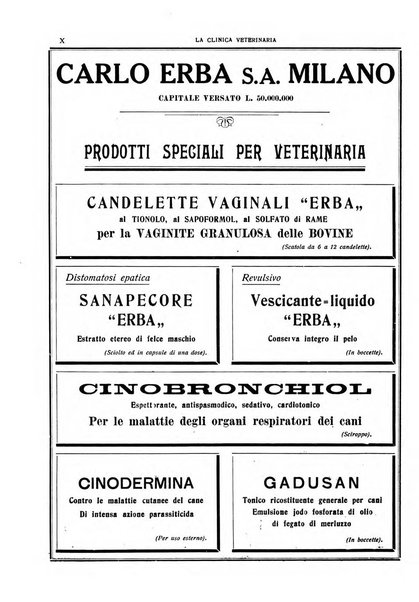 La clinica veterinaria rivista di medicina e chirurgia pratica degli animali domestici