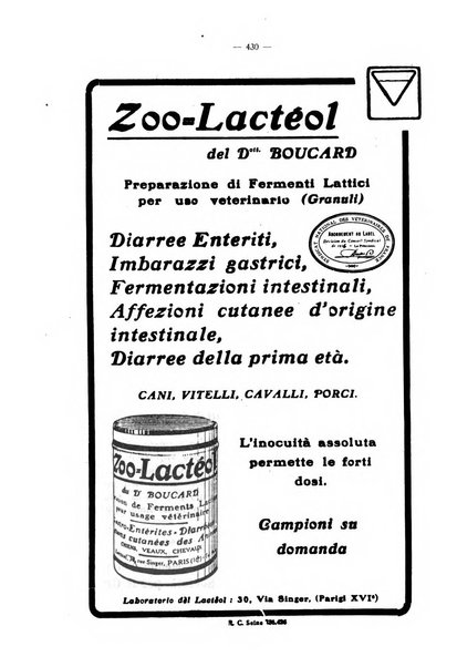 La clinica veterinaria rivista di medicina e chirurgia pratica degli animali domestici