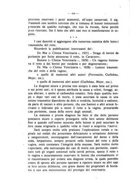 La clinica veterinaria rivista di medicina e chirurgia pratica degli animali domestici