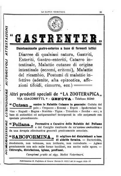 La clinica veterinaria rivista di medicina e chirurgia pratica degli animali domestici