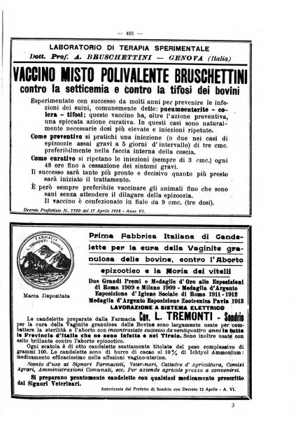 La clinica veterinaria rivista di medicina e chirurgia pratica degli animali domestici