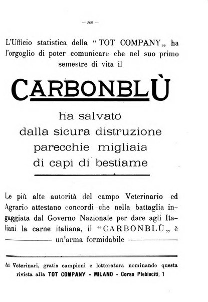 La clinica veterinaria rivista di medicina e chirurgia pratica degli animali domestici