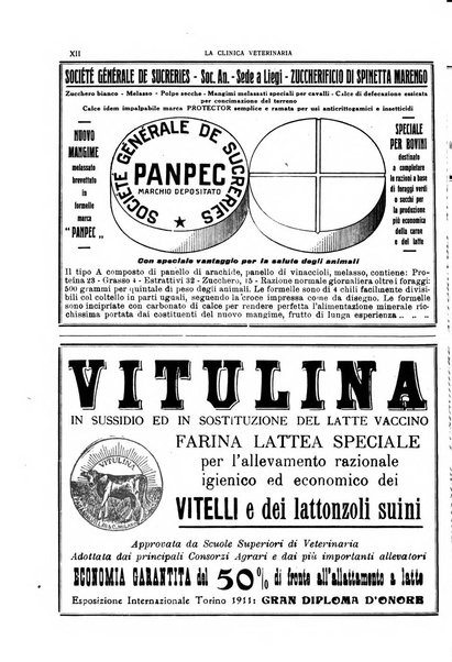 La clinica veterinaria rivista di medicina e chirurgia pratica degli animali domestici