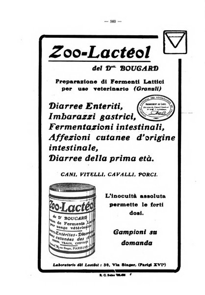 La clinica veterinaria rivista di medicina e chirurgia pratica degli animali domestici