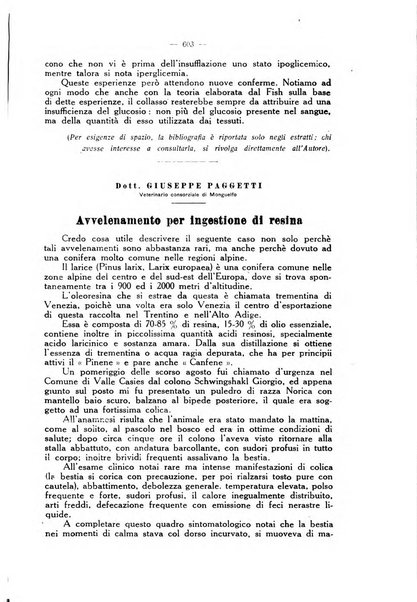 La clinica veterinaria rivista di medicina e chirurgia pratica degli animali domestici