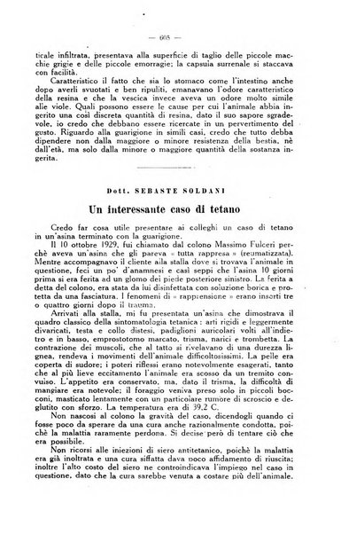 La clinica veterinaria rivista di medicina e chirurgia pratica degli animali domestici