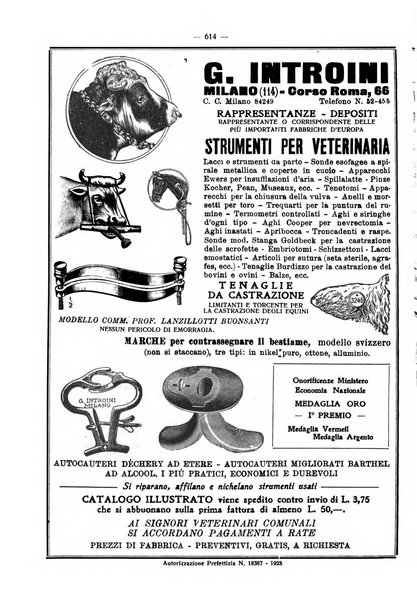 La clinica veterinaria rivista di medicina e chirurgia pratica degli animali domestici