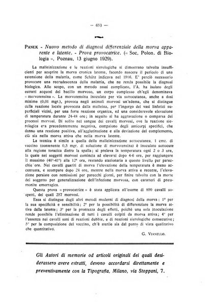 La clinica veterinaria rivista di medicina e chirurgia pratica degli animali domestici