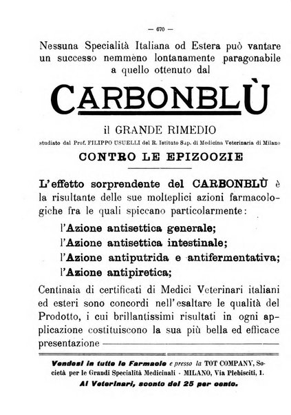 La clinica veterinaria rivista di medicina e chirurgia pratica degli animali domestici