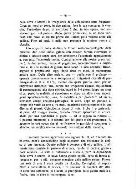 La clinica veterinaria rivista di medicina e chirurgia pratica degli animali domestici