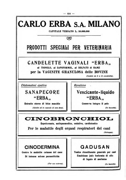 La clinica veterinaria rivista di medicina e chirurgia pratica degli animali domestici