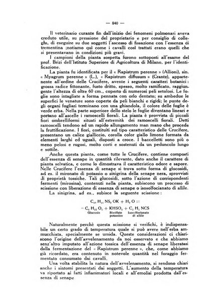 La clinica veterinaria rivista di medicina e chirurgia pratica degli animali domestici