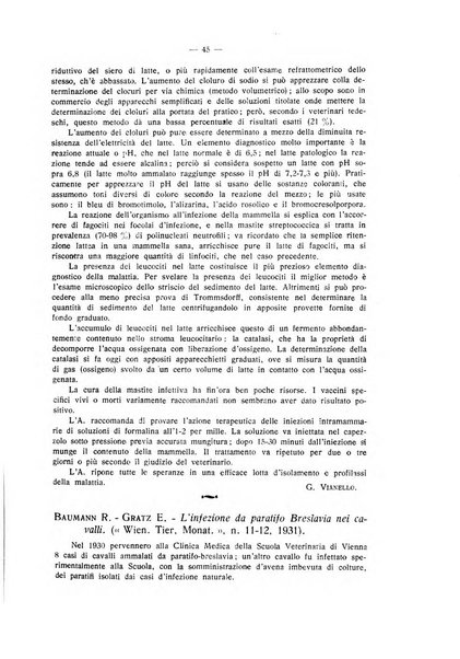 La clinica veterinaria rivista di medicina e chirurgia pratica degli animali domestici