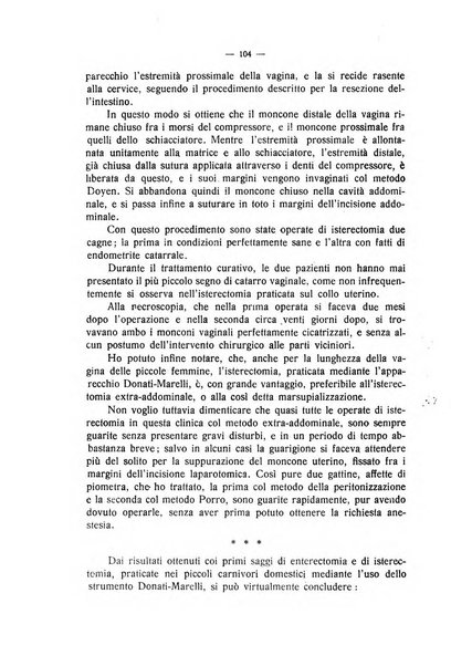 La clinica veterinaria rivista di medicina e chirurgia pratica degli animali domestici