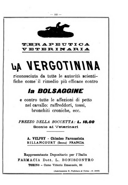 La clinica veterinaria rivista di medicina e chirurgia pratica degli animali domestici