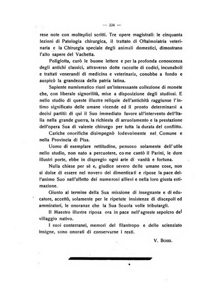 La clinica veterinaria rivista di medicina e chirurgia pratica degli animali domestici