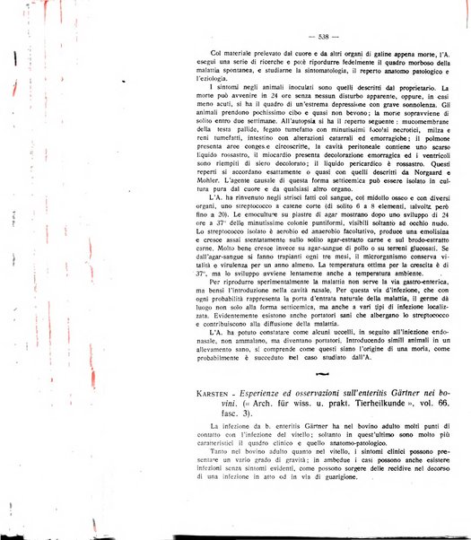 La clinica veterinaria rivista di medicina e chirurgia pratica degli animali domestici