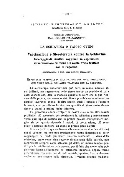 La clinica veterinaria rivista di medicina e chirurgia pratica degli animali domestici