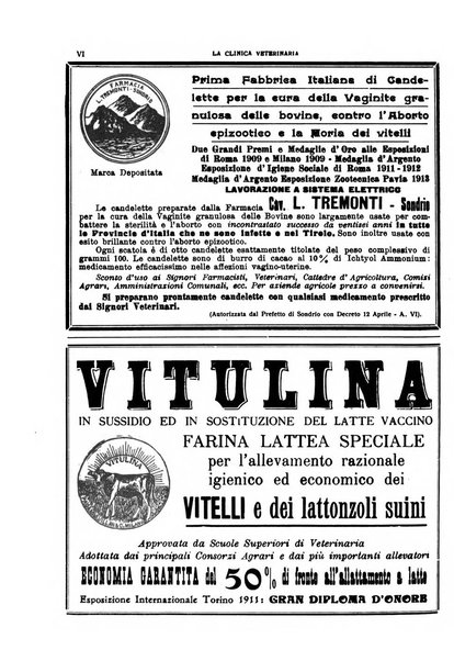 La clinica veterinaria rivista di medicina e chirurgia pratica degli animali domestici