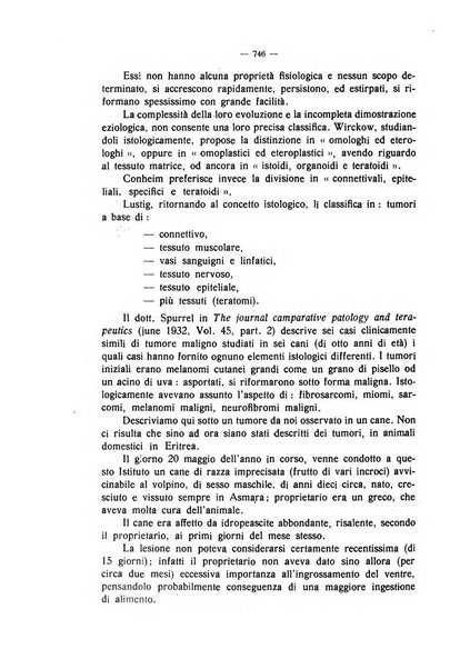 La clinica veterinaria rivista di medicina e chirurgia pratica degli animali domestici