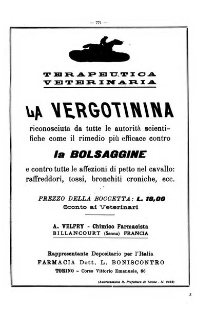 La clinica veterinaria rivista di medicina e chirurgia pratica degli animali domestici