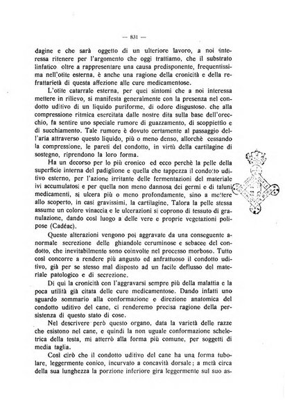 La clinica veterinaria rivista di medicina e chirurgia pratica degli animali domestici