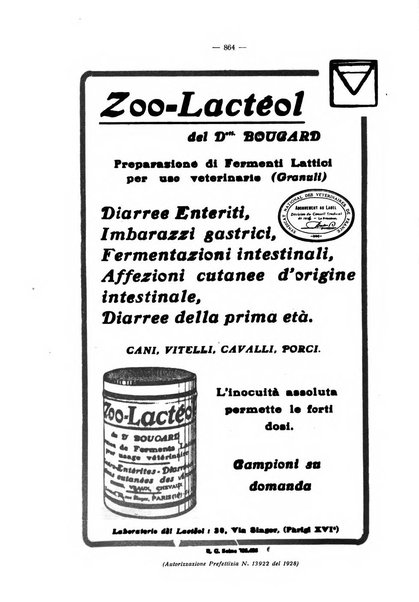 La clinica veterinaria rivista di medicina e chirurgia pratica degli animali domestici