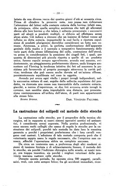 La clinica veterinaria rivista di medicina e chirurgia pratica degli animali domestici