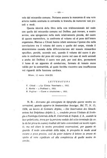 La clinica veterinaria rivista di medicina e chirurgia pratica degli animali domestici