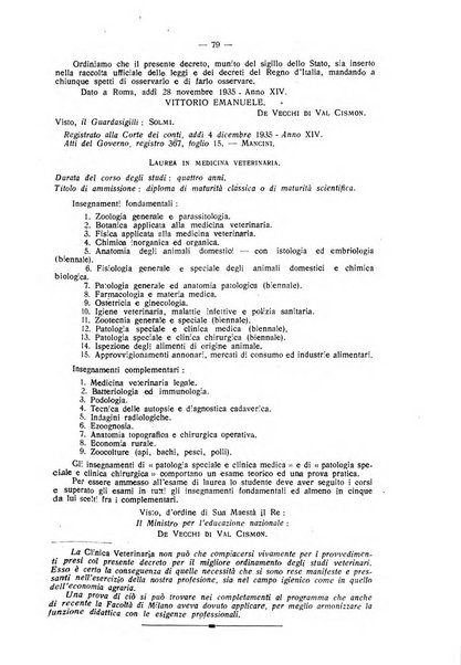 La clinica veterinaria rivista di medicina e chirurgia pratica degli animali domestici