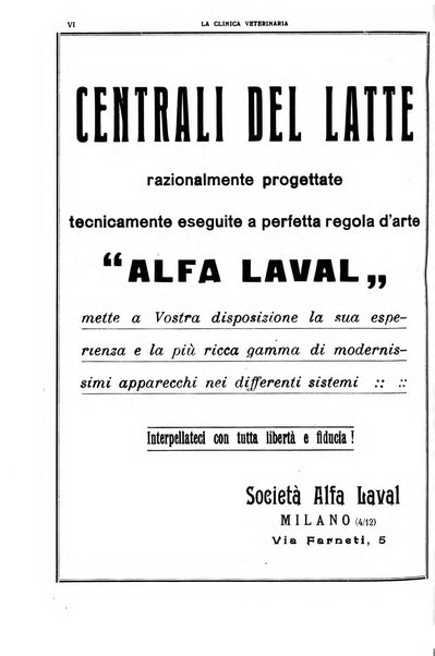 La clinica veterinaria rivista di medicina e chirurgia pratica degli animali domestici