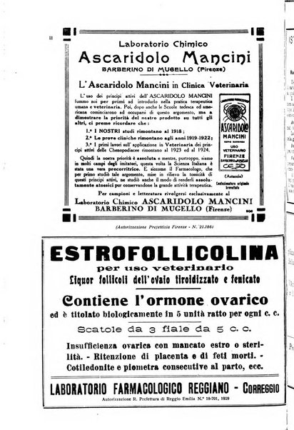 La clinica veterinaria rivista di medicina e chirurgia pratica degli animali domestici