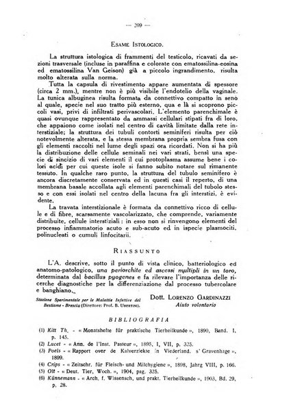 La clinica veterinaria rivista di medicina e chirurgia pratica degli animali domestici