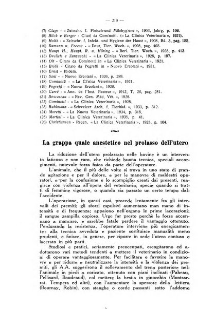 La clinica veterinaria rivista di medicina e chirurgia pratica degli animali domestici