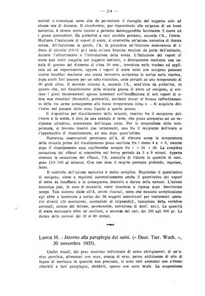 La clinica veterinaria rivista di medicina e chirurgia pratica degli animali domestici