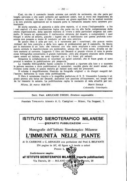 La clinica veterinaria rivista di medicina e chirurgia pratica degli animali domestici