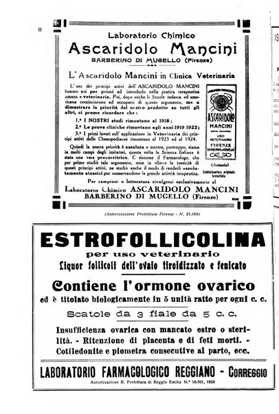 La clinica veterinaria rivista di medicina e chirurgia pratica degli animali domestici