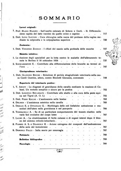 La clinica veterinaria rivista di medicina e chirurgia pratica degli animali domestici