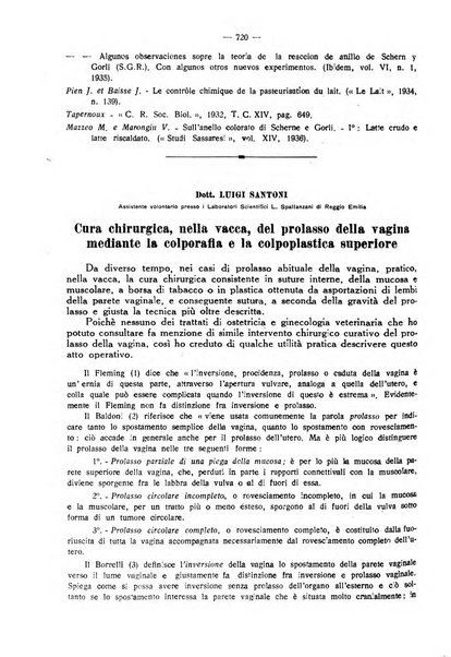 La clinica veterinaria rivista di medicina e chirurgia pratica degli animali domestici