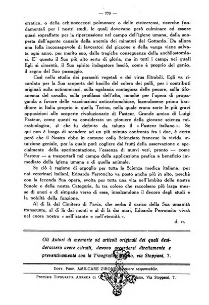 La clinica veterinaria rivista di medicina e chirurgia pratica degli animali domestici