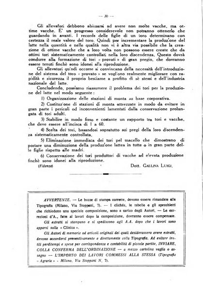 La clinica veterinaria rivista di medicina e chirurgia pratica degli animali domestici