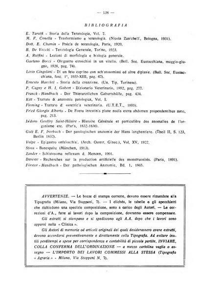 La clinica veterinaria rivista di medicina e chirurgia pratica degli animali domestici