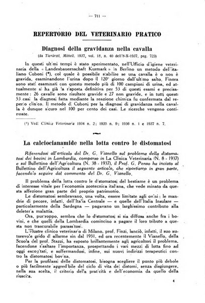 La clinica veterinaria rivista di medicina e chirurgia pratica degli animali domestici