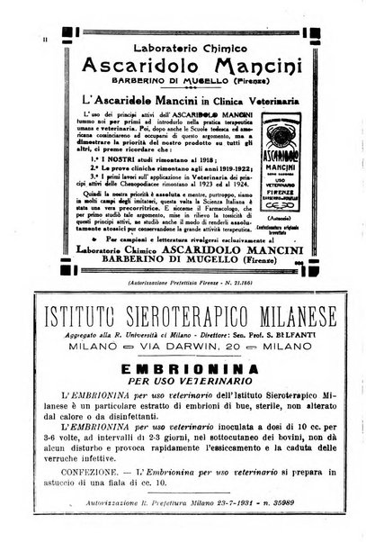 La clinica veterinaria rivista di medicina e chirurgia pratica degli animali domestici