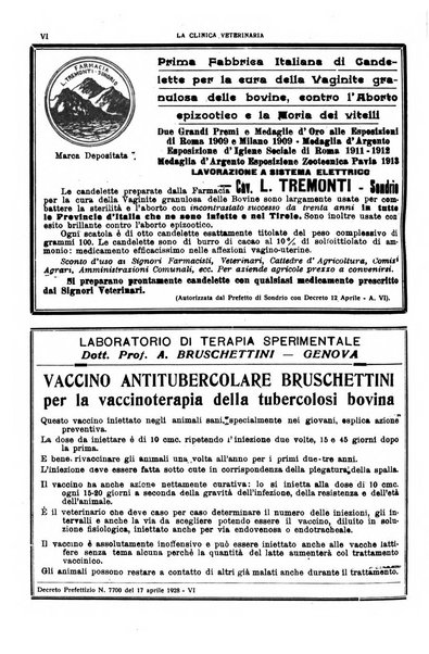 La clinica veterinaria rivista di medicina e chirurgia pratica degli animali domestici