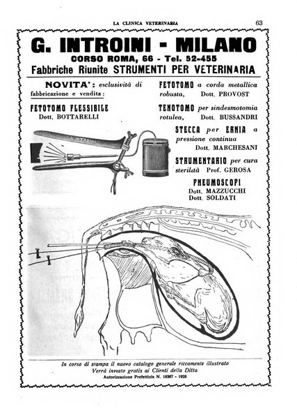 La clinica veterinaria rivista di medicina e chirurgia pratica degli animali domestici