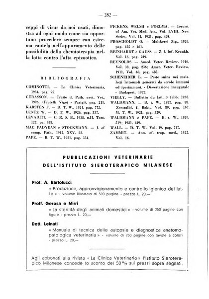 La clinica veterinaria rivista di medicina e chirurgia pratica degli animali domestici