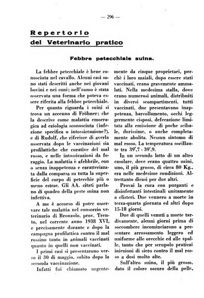 La clinica veterinaria rivista di medicina e chirurgia pratica degli animali domestici