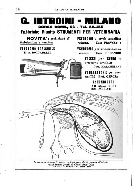 La clinica veterinaria rivista di medicina e chirurgia pratica degli animali domestici