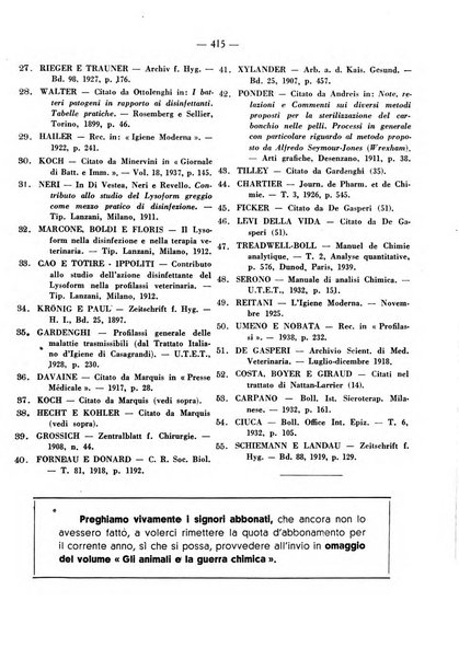 La clinica veterinaria rivista di medicina e chirurgia pratica degli animali domestici